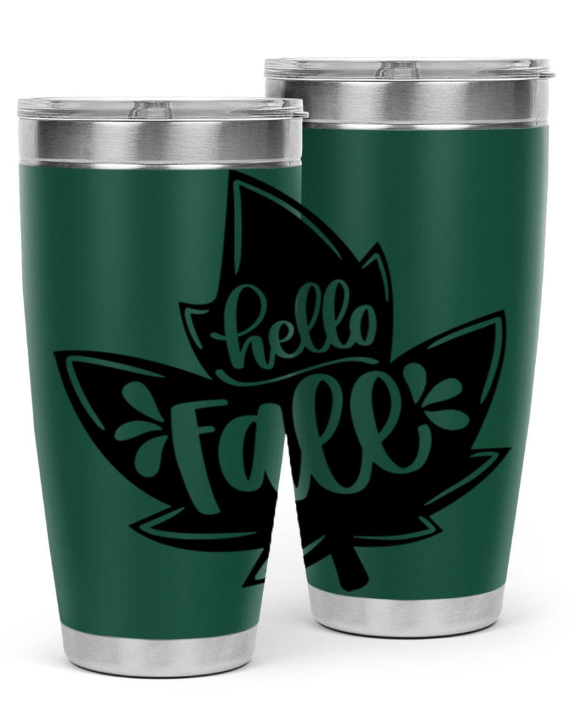 Hello Fall 494#- fall- Tumbler