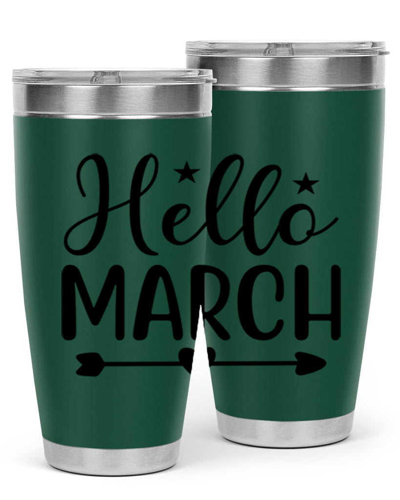 Hello March 184#- spring- Tumbler