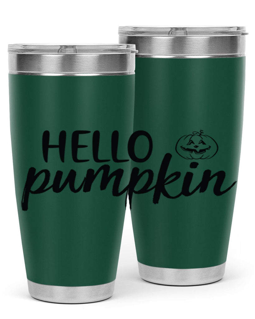 Hello Pumpkin 286#- fall- Tumbler