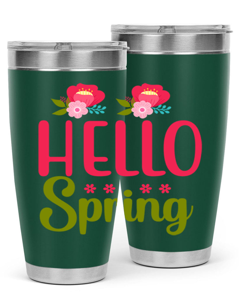 Hello Spring 186#- spring- Tumbler