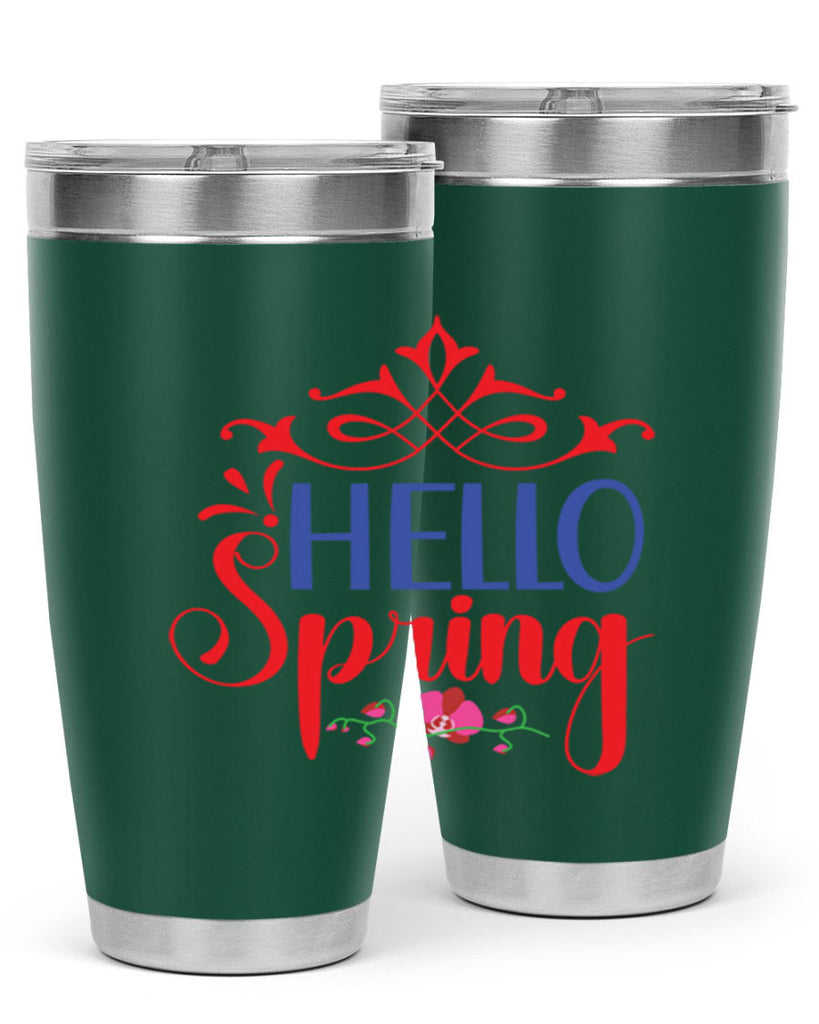 Hello Spring 211#- spring- Tumbler