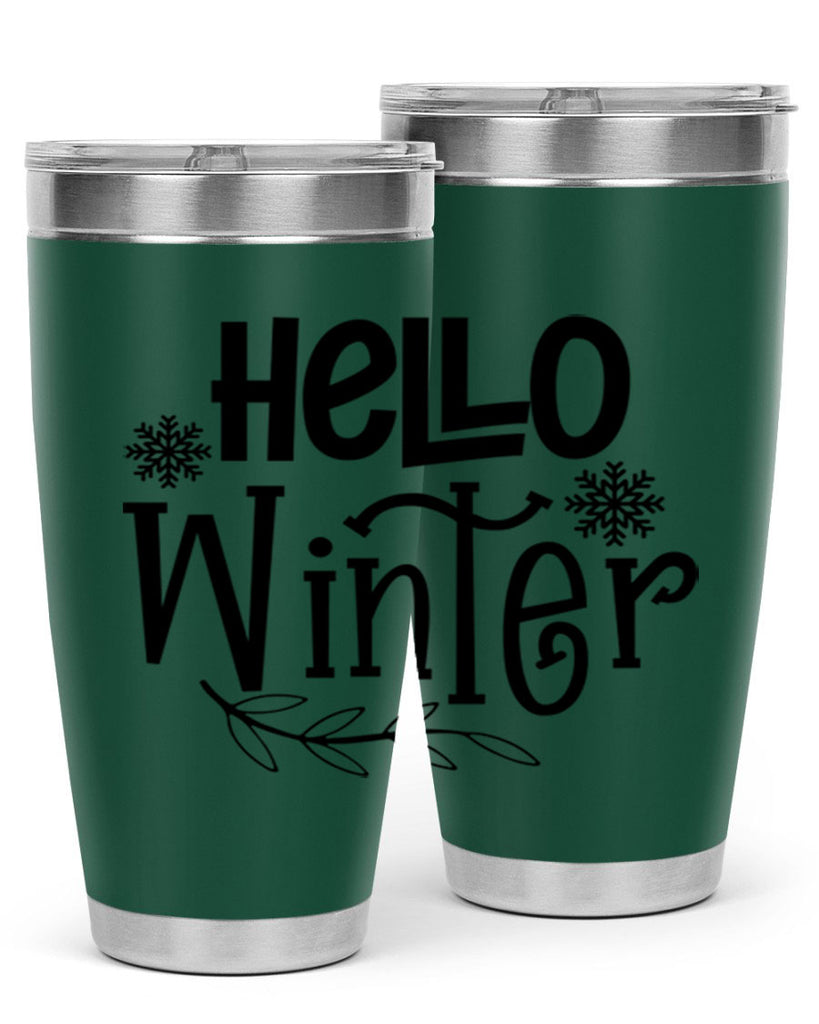 Hello Winter 168#- winter- Tumbler