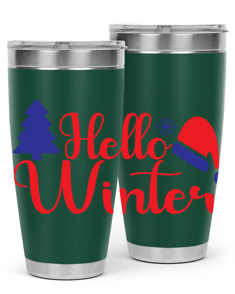 Hello Winter 179#- winter- Tumbler