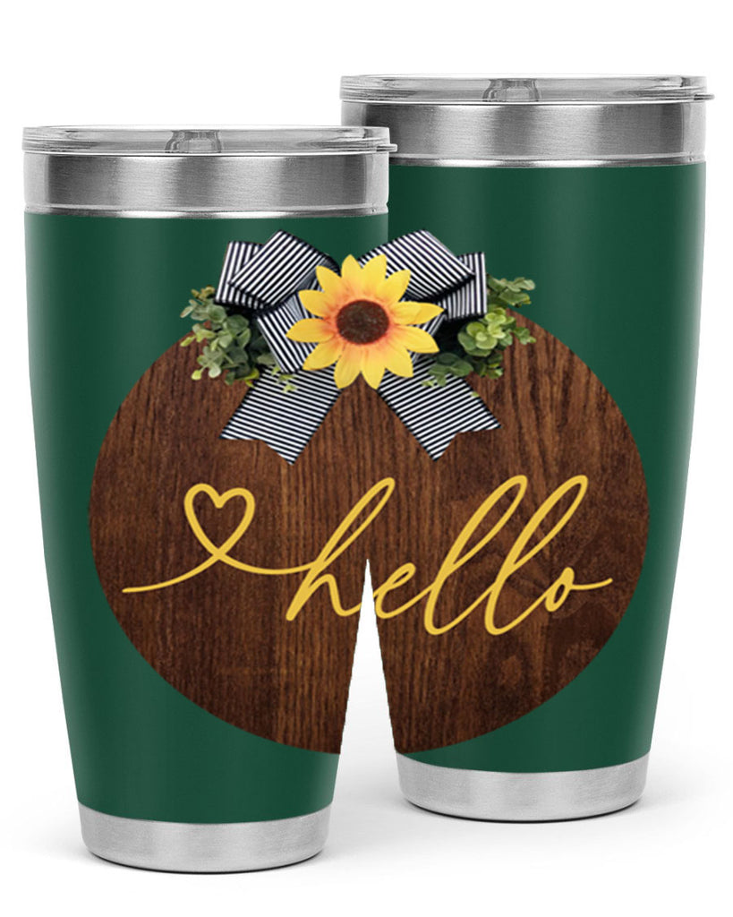 Hello heart Mockup182#- spring- Tumbler