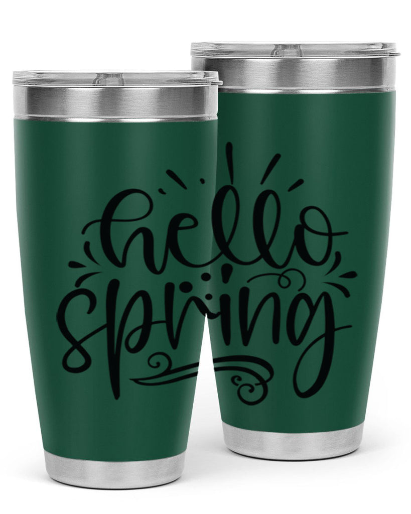 Hello spring 3#- spring- Tumbler