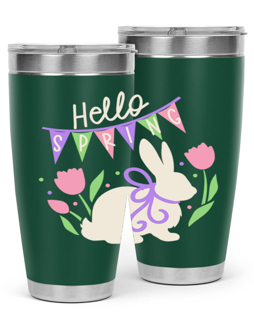 Hello spring bunny193#- spring- Tumbler