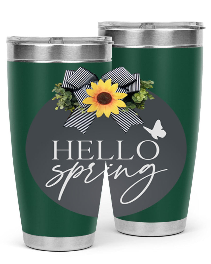 Hello spring butterfly Mockup194#- spring- Tumbler