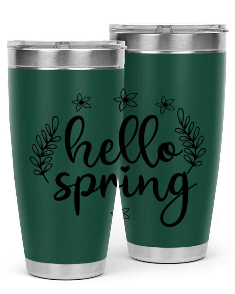 Hello spring design  221#- spring- Tumbler