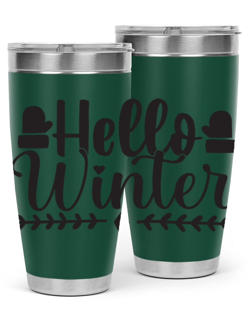 Hello winter 184#- winter- Tumbler