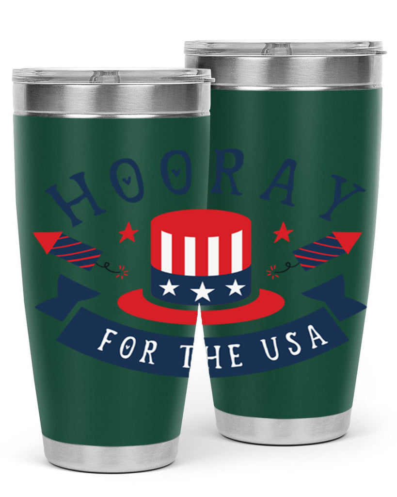 Hooray for the usa Style 42#- Fourt Of July- Tumbler