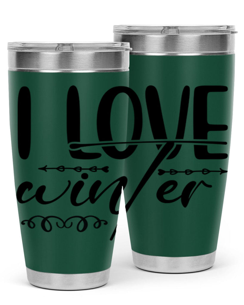 I love winter 243#- winter- Tumbler