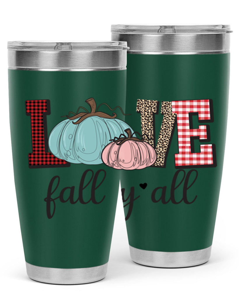 Love Fall Yall 409#- fall- Tumbler