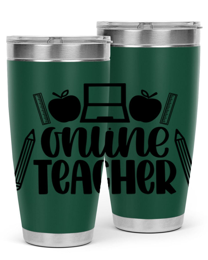 Online Teacher Style 61#- teacher- tumbler