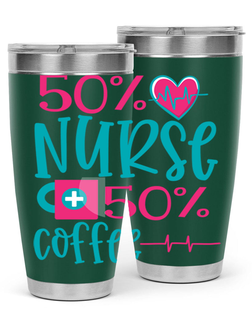 Percent Nurse Percent Coffee Style 395#- nurse- tumbler