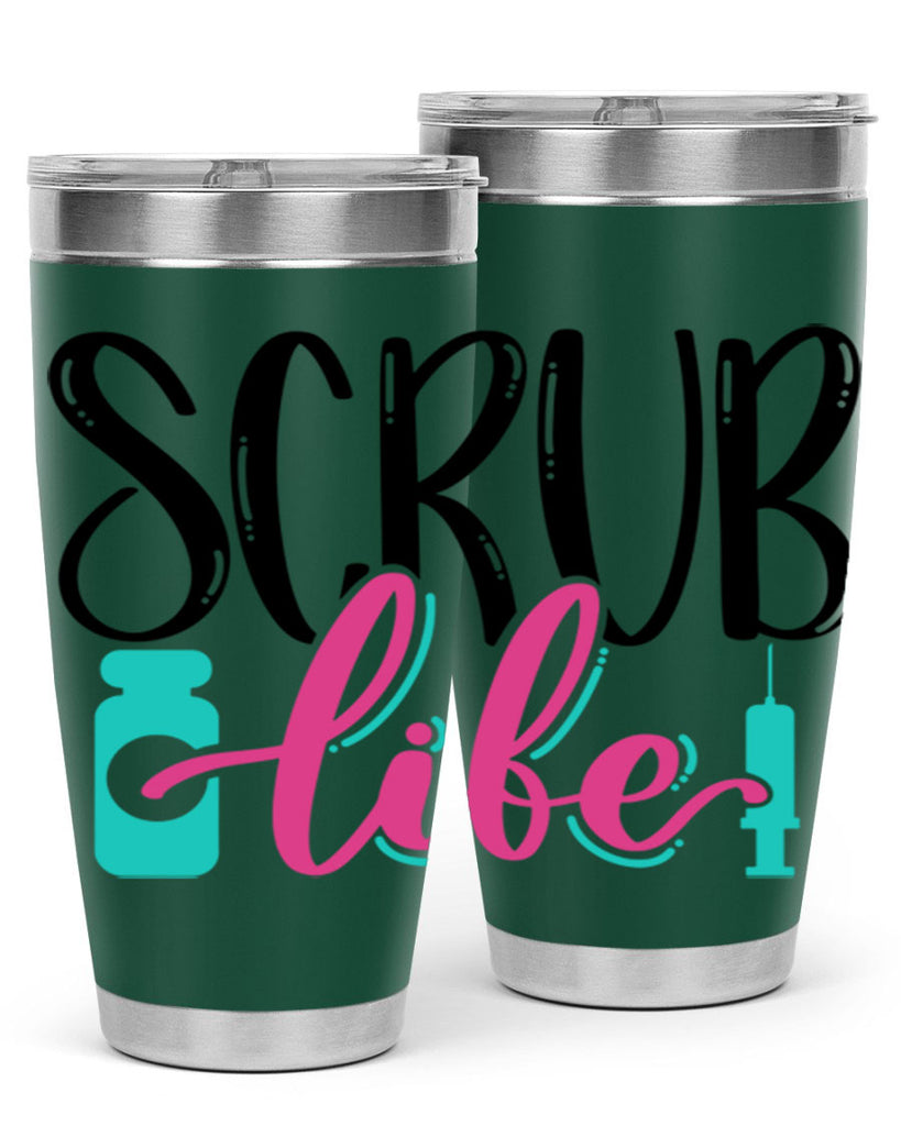 Scrub Life Style Style 46#- nurse- tumbler