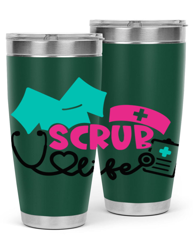 Scrub Life Style Style 47#- nurse- tumbler