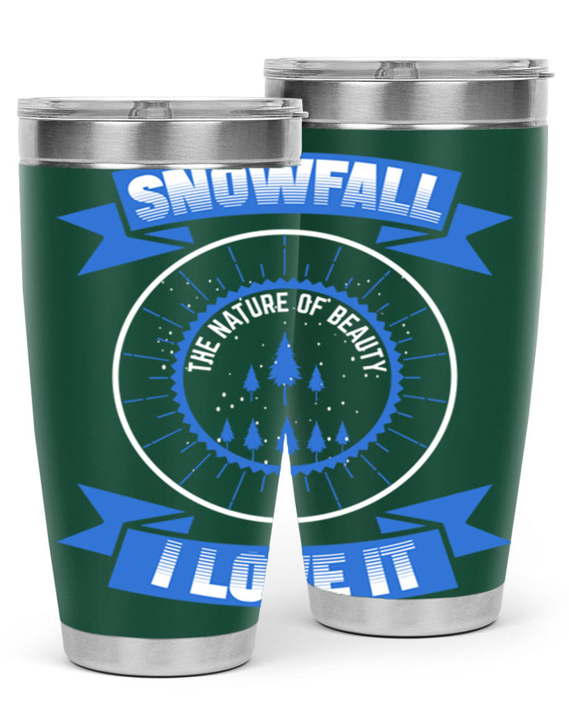 Snowfall Winter 373#- winter- Tumbler