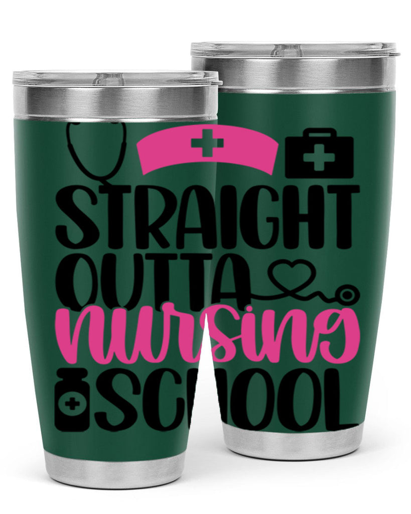 Straight Outta Nursing Style Style 26#- nurse- tumbler