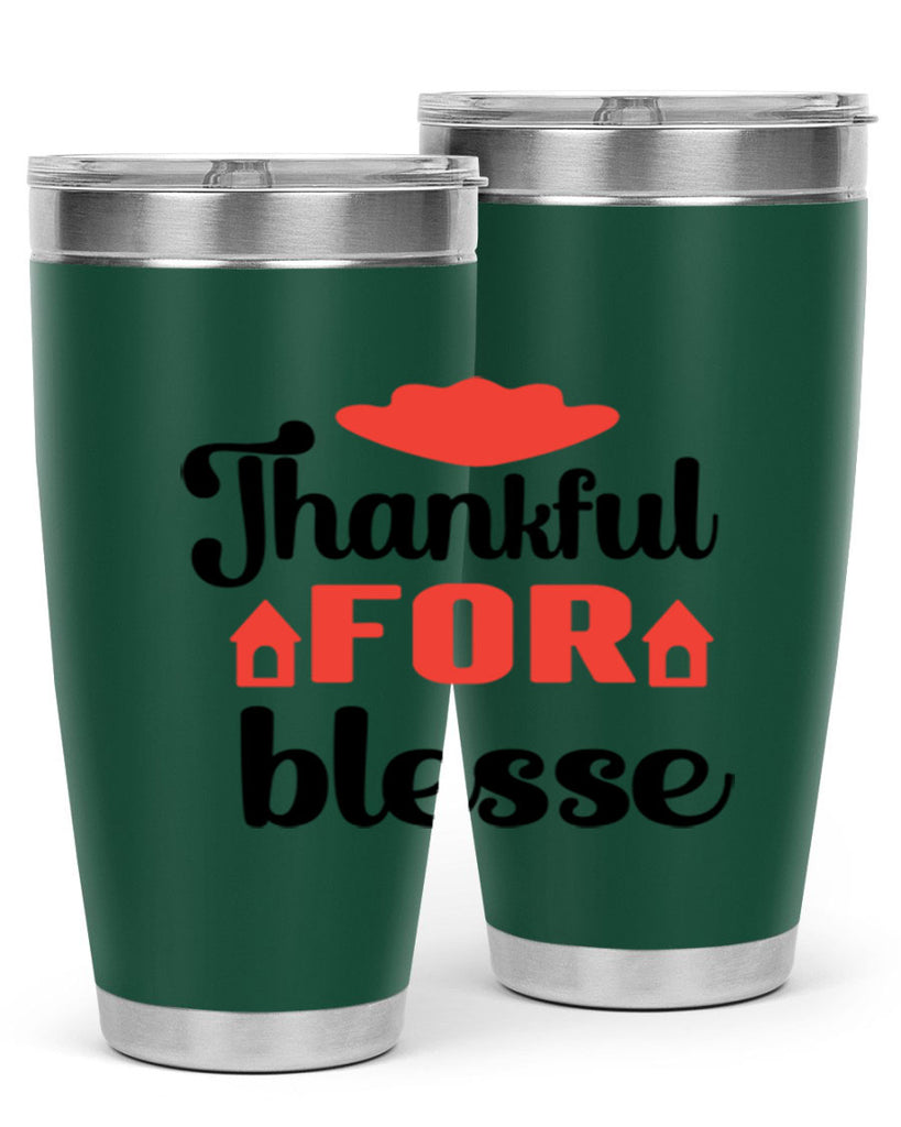 Thankful for blesse 599#- fall- Tumbler