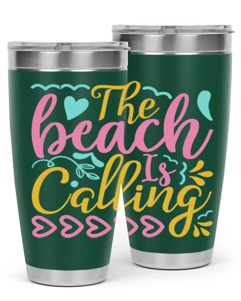 The beach is calling Style 1#- summer- Tumbler
