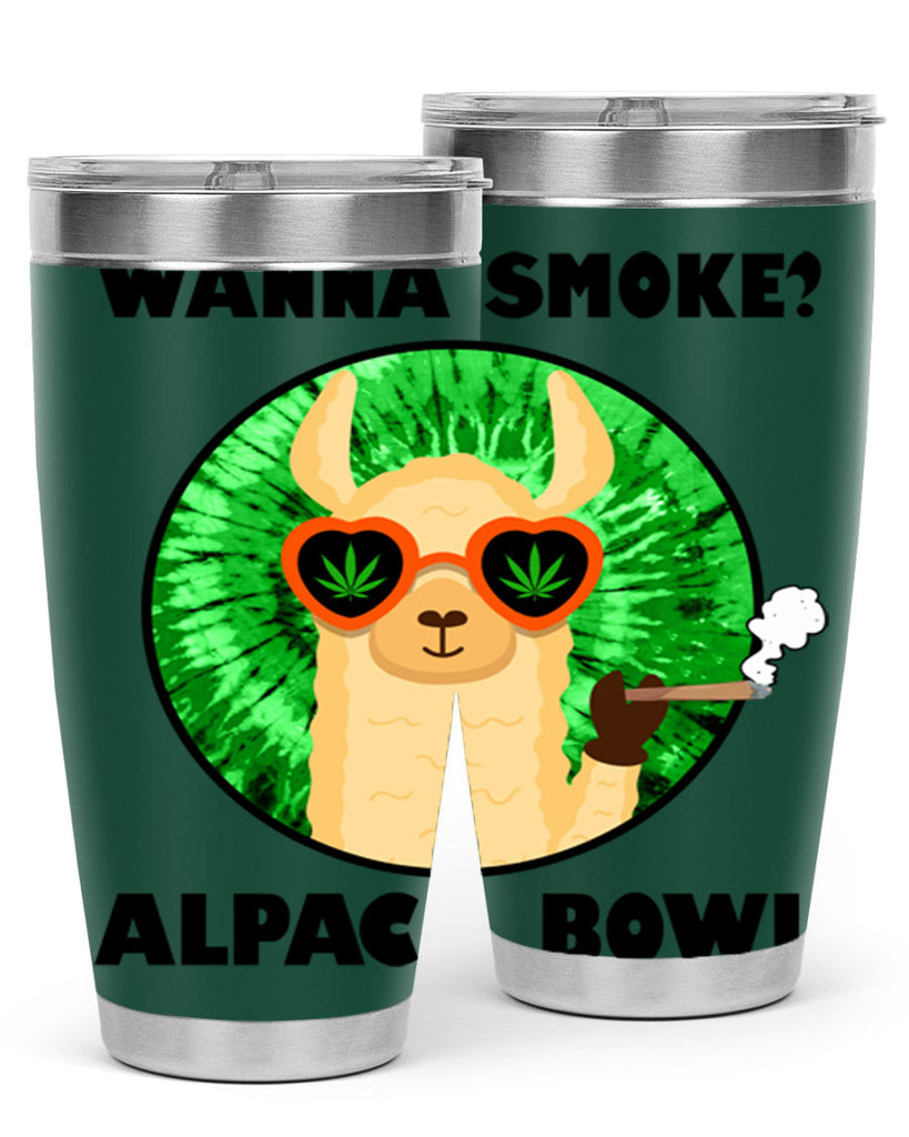 Wanna Smoke Alpaca Bowl 276#- marijuana- Tumbler