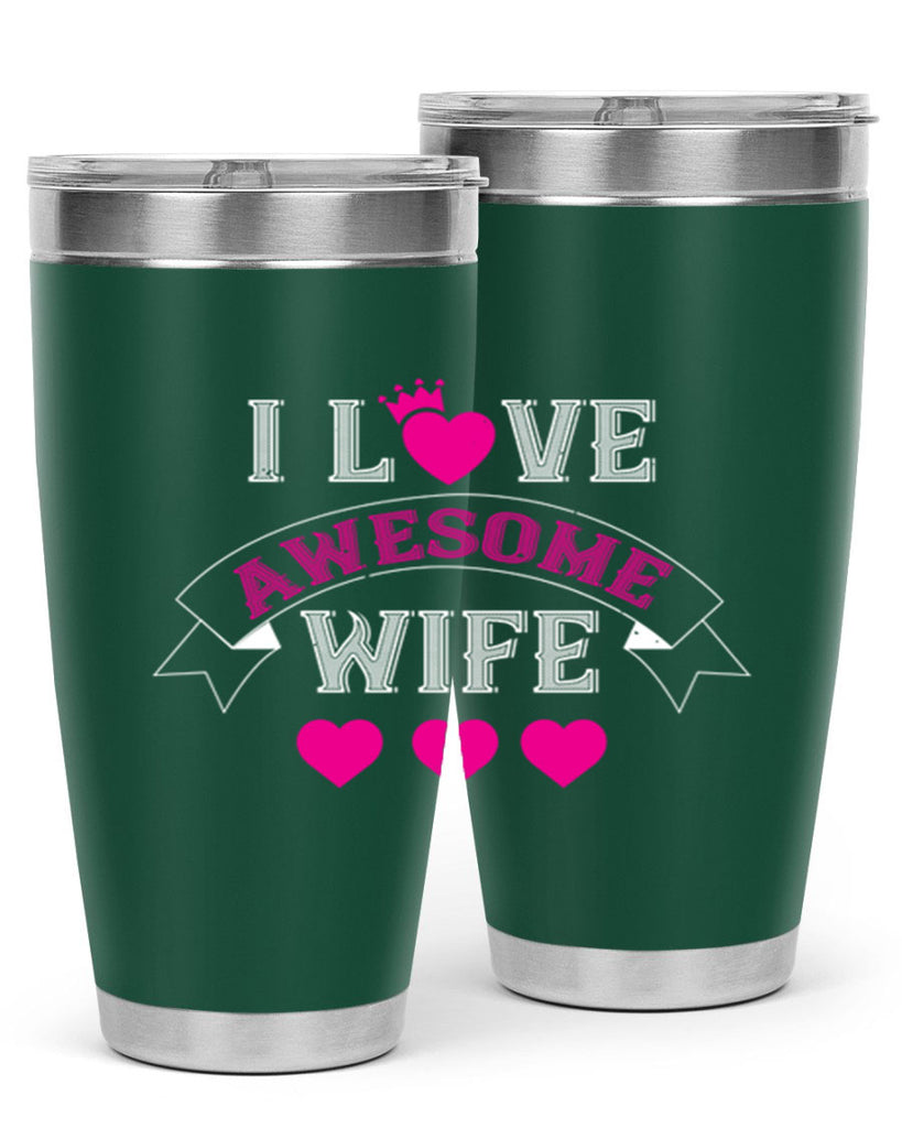 i love awesome wife 57#- valentines day- Tumbler