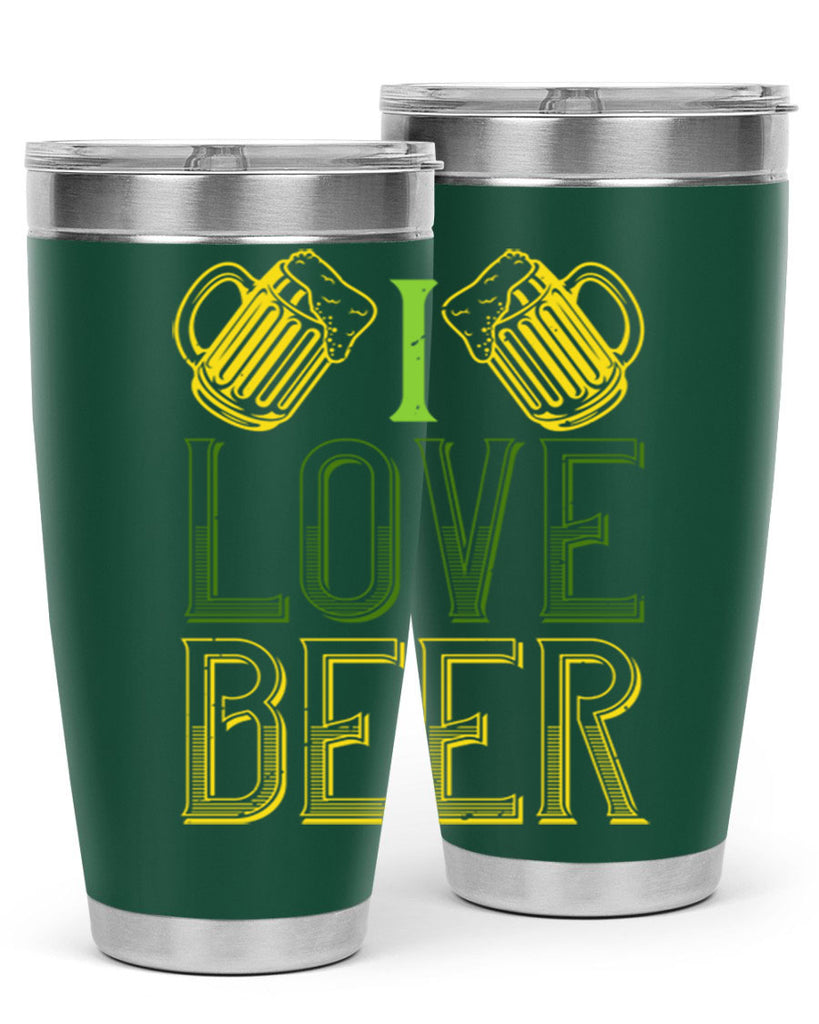 i love beer Style 134#- St Patricks Day- Tumbler