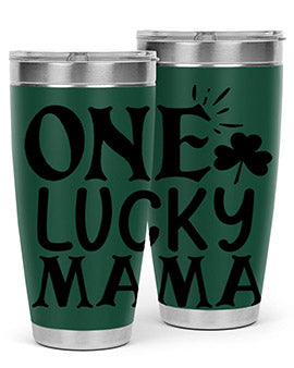 one lucky mama Style 34#- autism- Tumbler