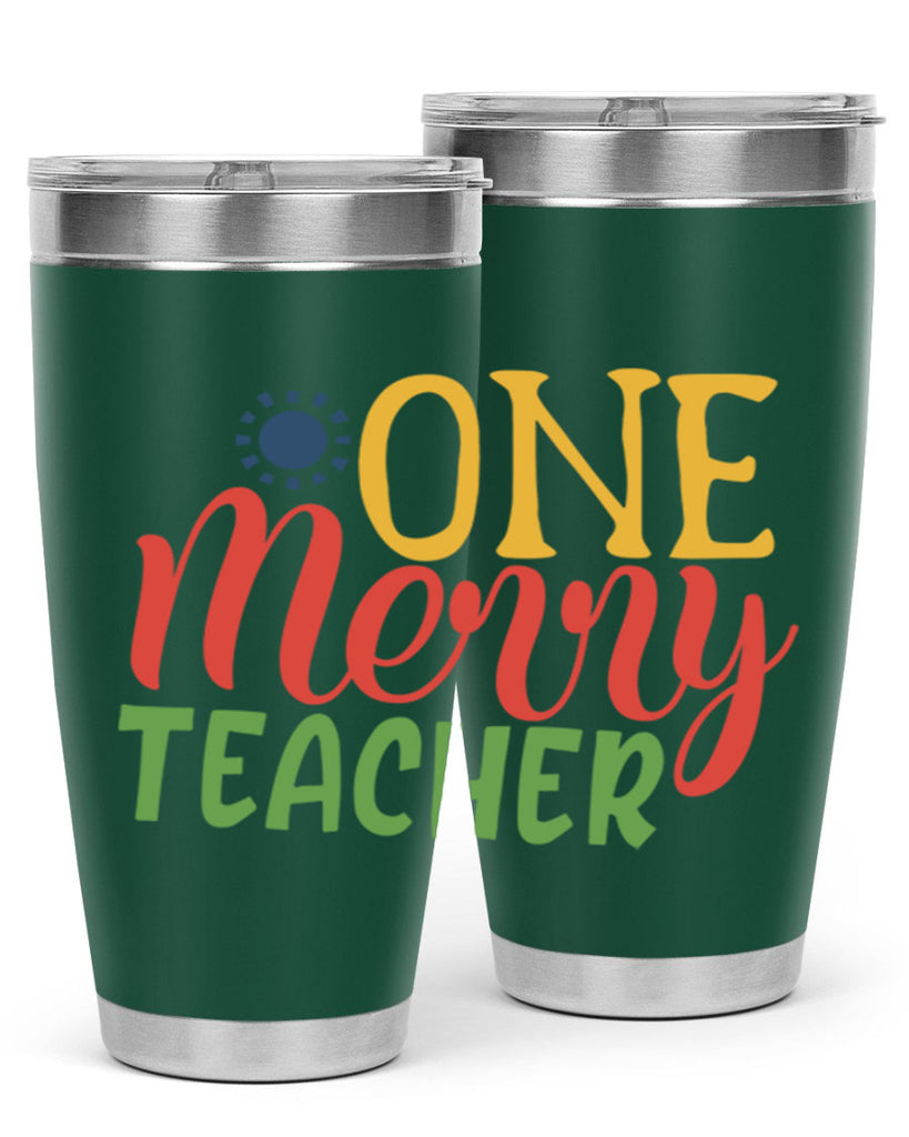 one merry teacher Style 162#- teacher- tumbler