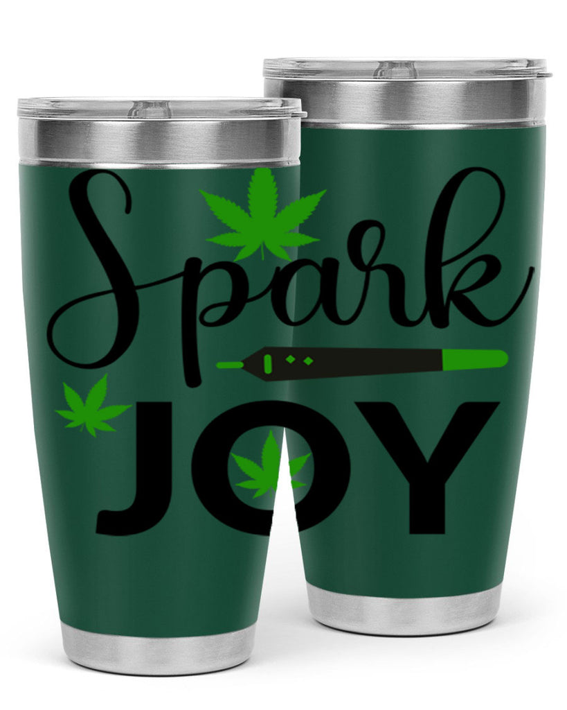 spark joy 250#- marijuana- Tumbler