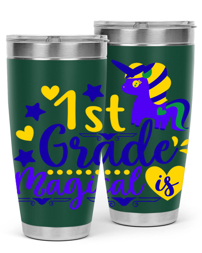 st grade magical 63#- mardi gras- Tumbler
