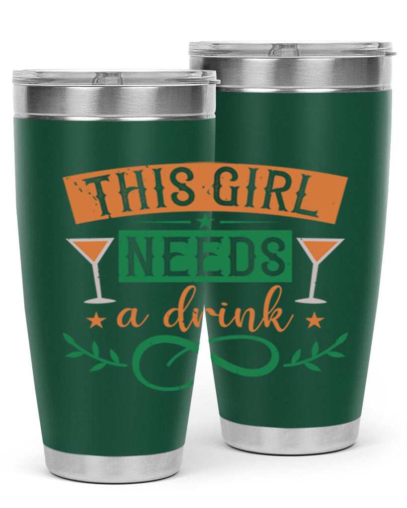 this girl needs a drink 36#- mardi gras- Tumbler