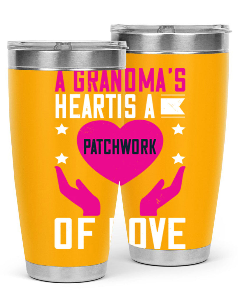 A grandma’s heart is a patchwork of love 86#- grandma - nana- Tumbler