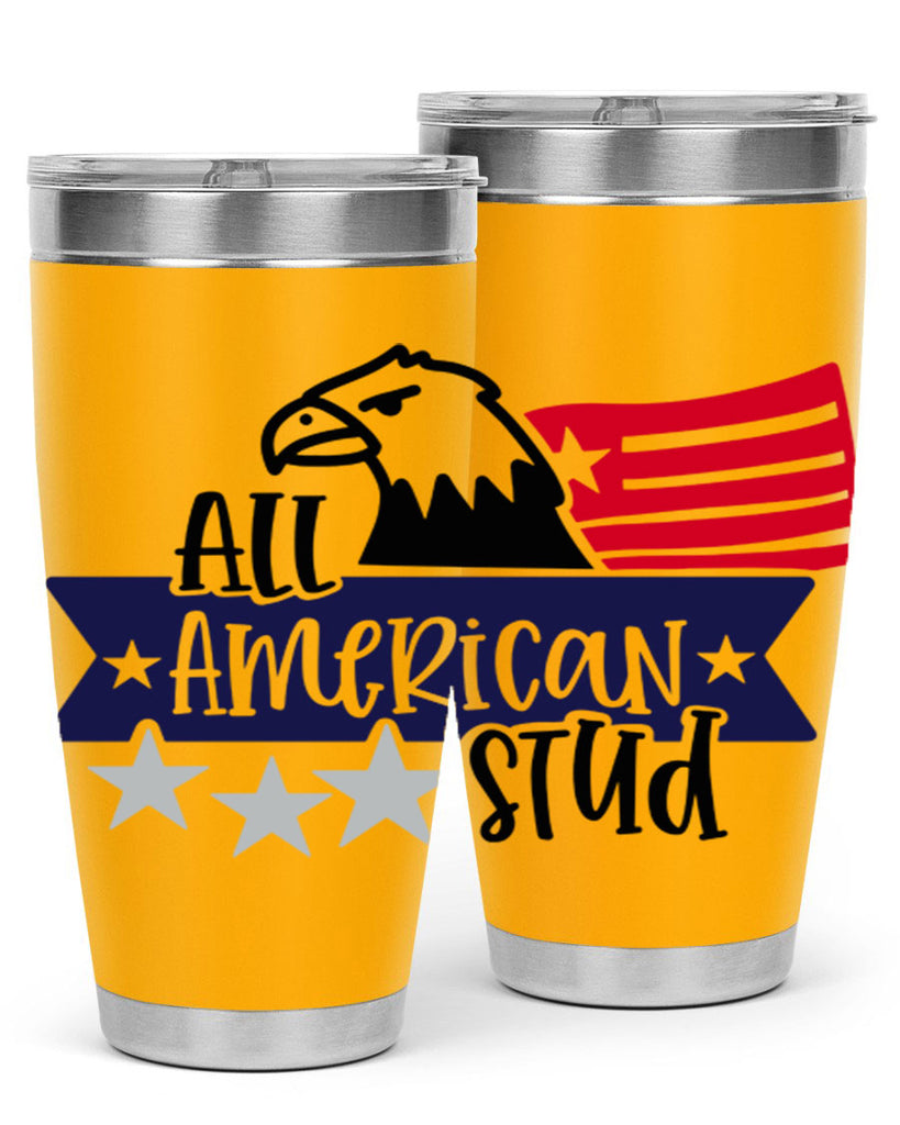 All American Stud Style 142#- Fourt Of July- Tumbler