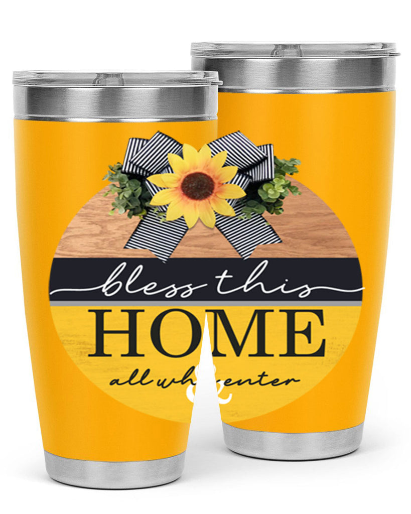 Bless this Home and all Mockup56#- spring- Tumbler