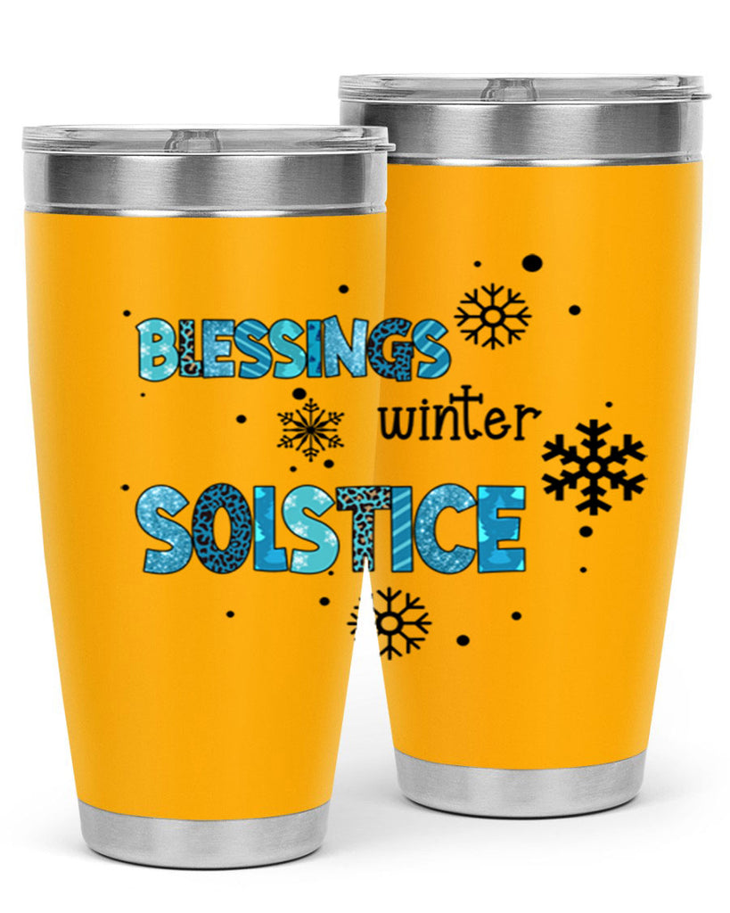 Blessings winter solstice 25#- winter- Tumbler