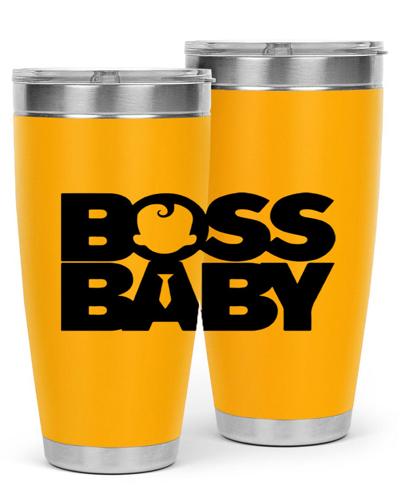 Boss Baby On Board 1#- black words phrases- Cotton Tank