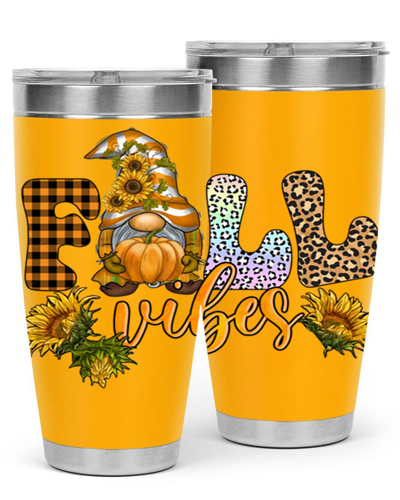 FallVibesFallGnome 164#- fall- Tumbler