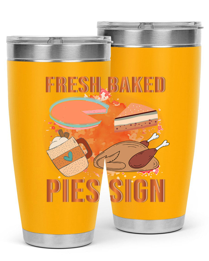 Fresh Baked Pies Sign 187#- fall- Tumbler