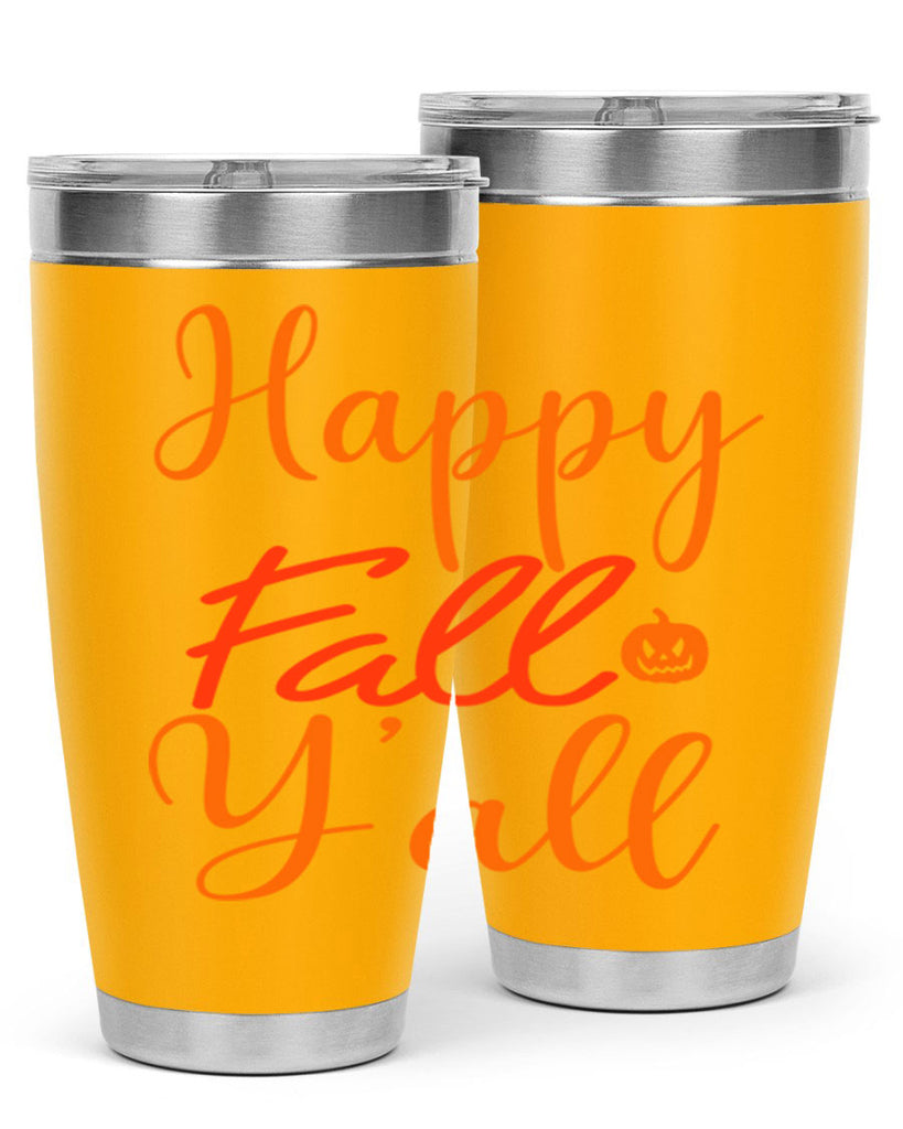 Happy Fall Yall Design 233#- fall- Tumbler