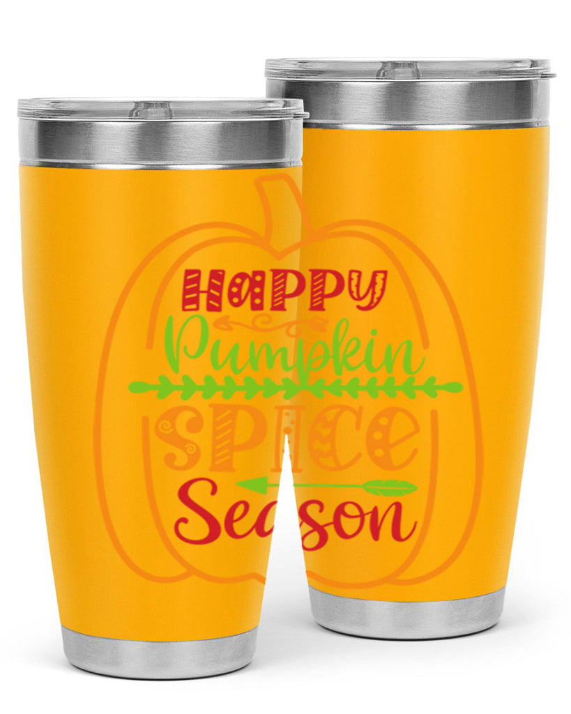 Happy Pumpkin Spice Season 243#- fall- Tumbler