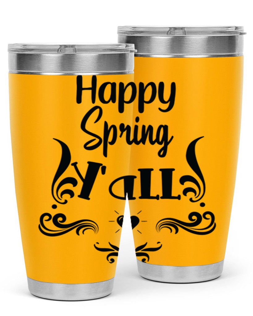 Happy Spring Yall 171#- spring- Tumbler
