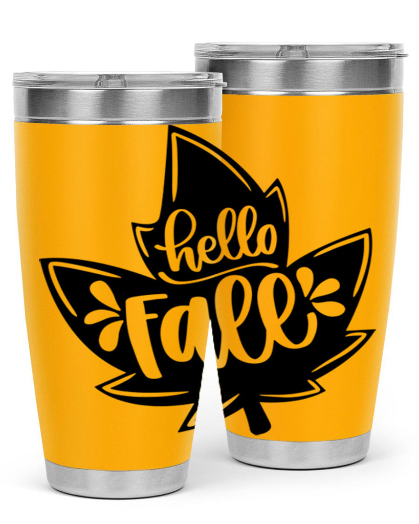 Hello Fall 494#- fall- Tumbler