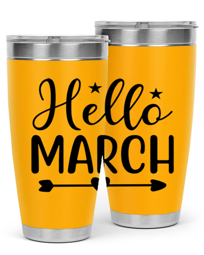 Hello March 184#- spring- Tumbler