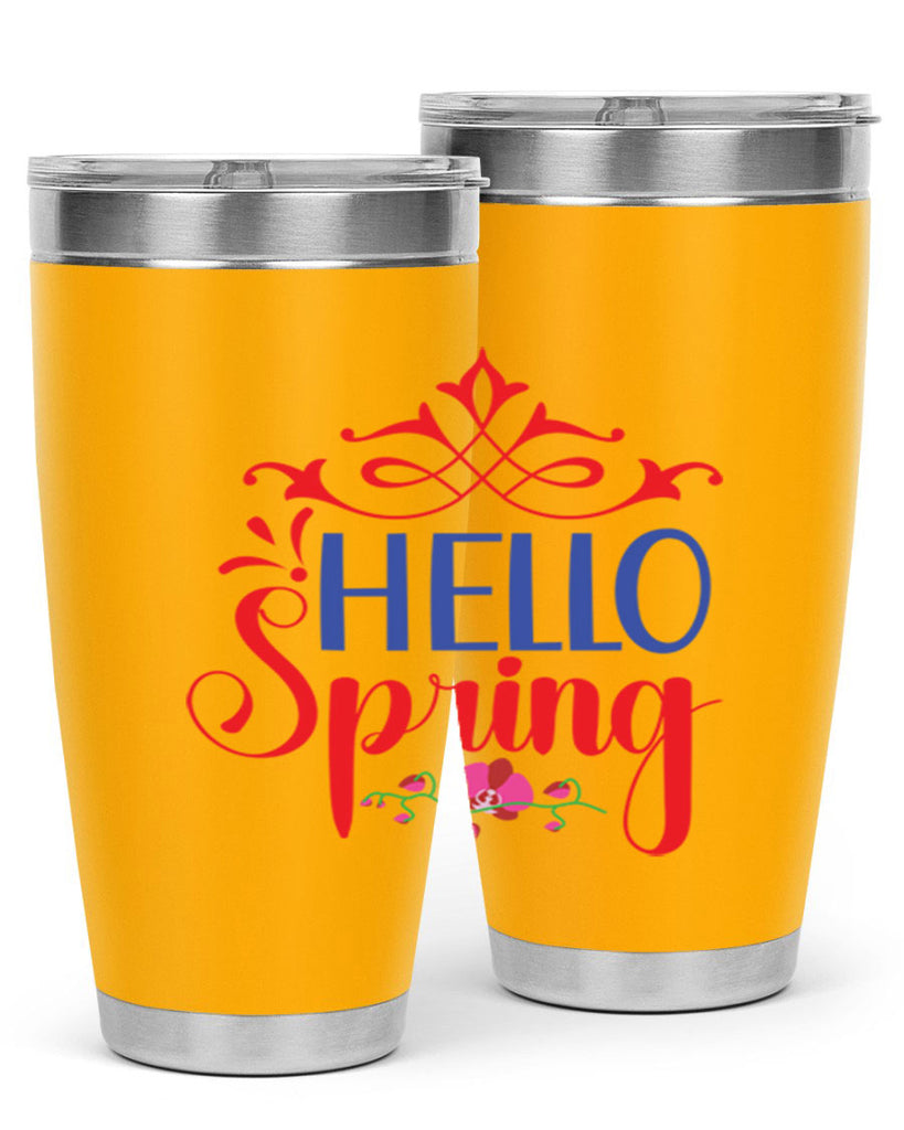Hello Spring 211#- spring- Tumbler