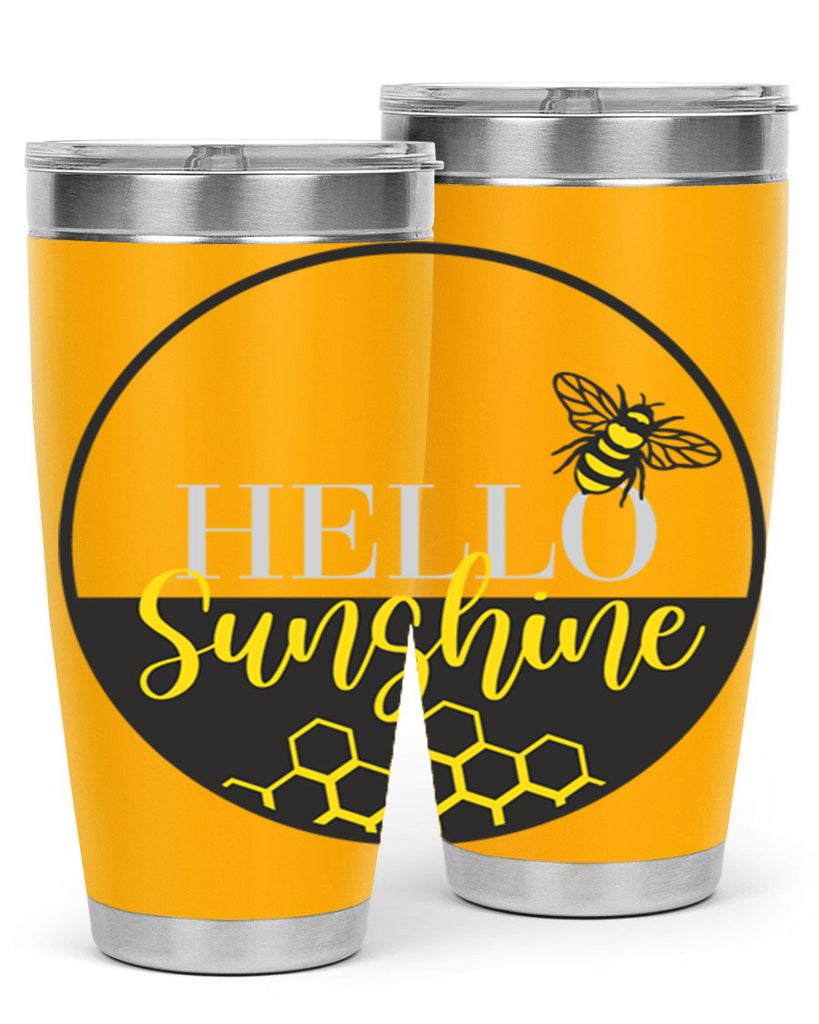 Hello Sunshine and bee216#- spring- Tumbler