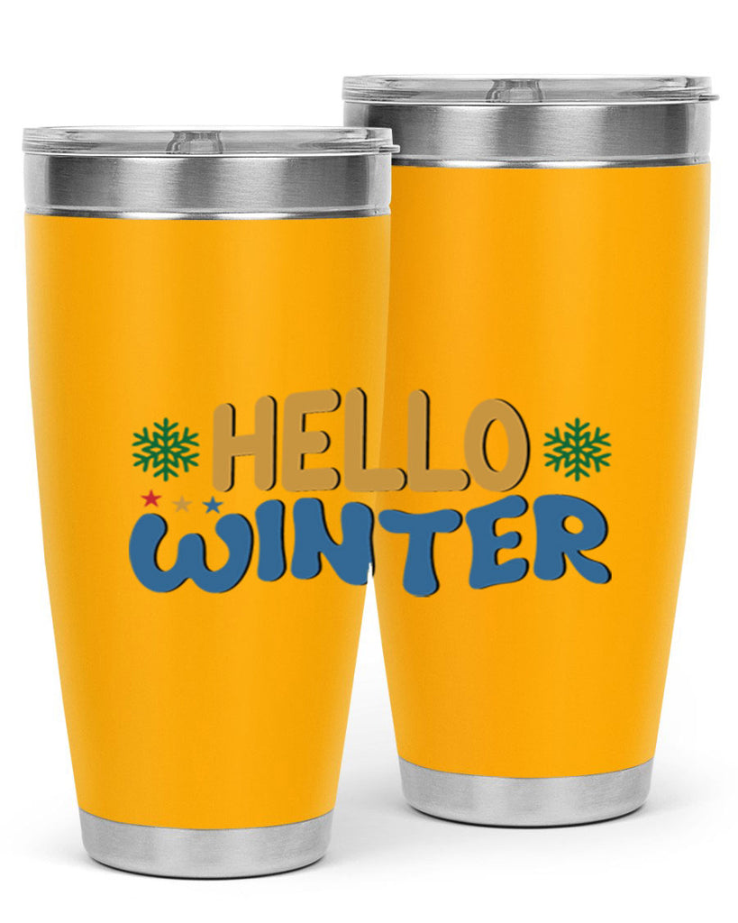 Hello Winter 181#- winter- Tumbler