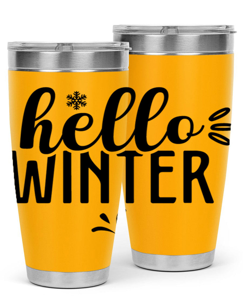 Hello Winter171#- winter- Tumbler