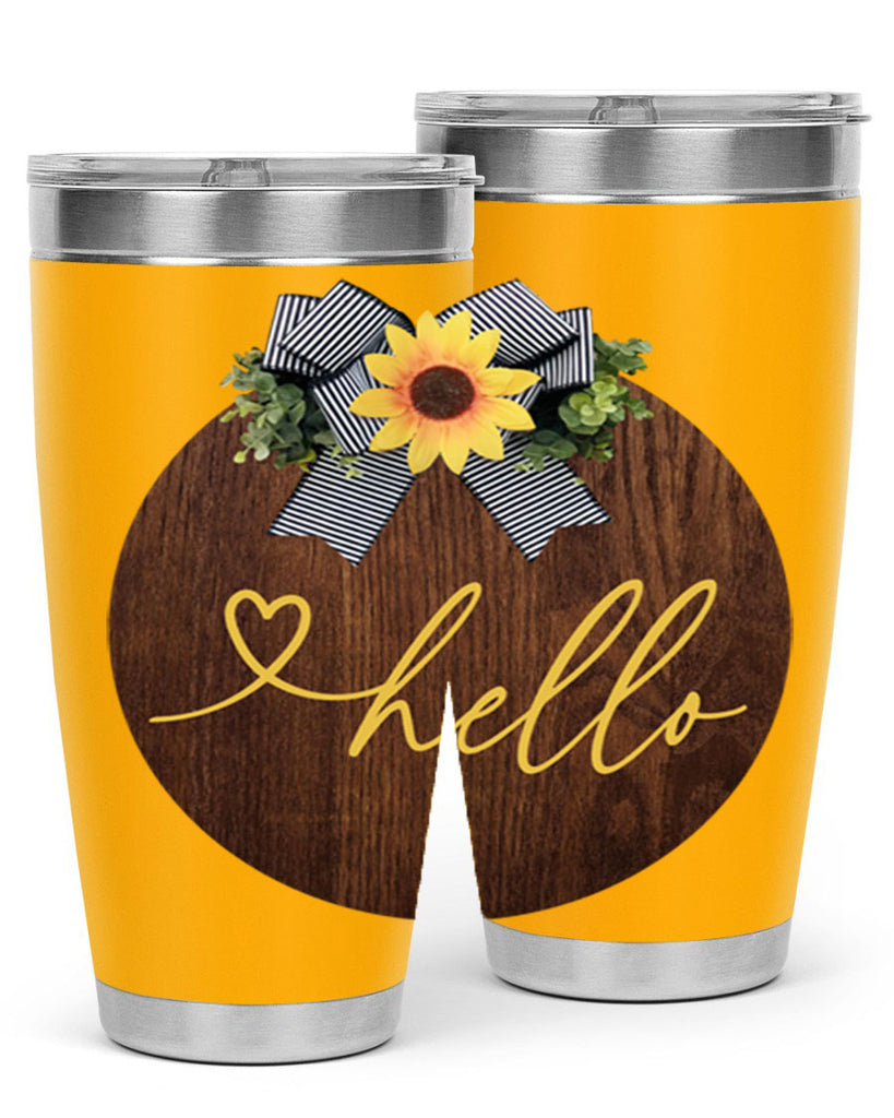 Hello heart Mockup182#- spring- Tumbler