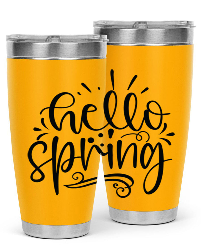 Hello spring 3#- spring- Tumbler